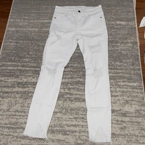 Hidden - White Jeans Skinny
